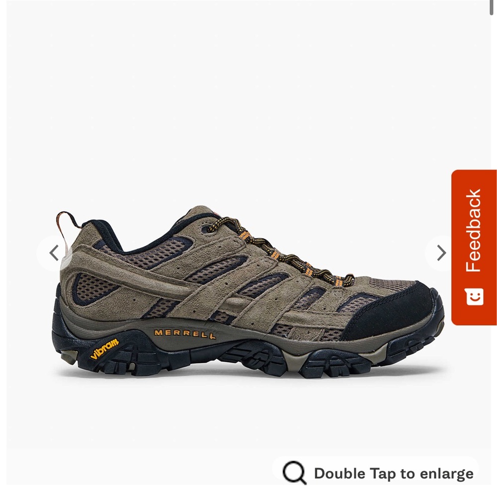 Merrell Men’s Moab 2 Ventilator Hiking Boots Size 10.5